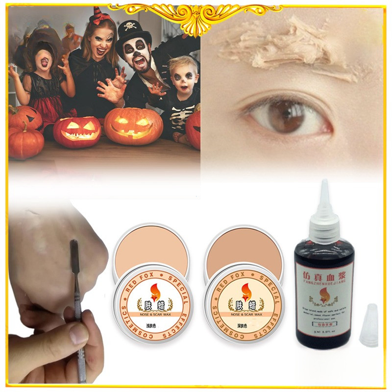 Skin Wax Makeup Halloween Makeup / Fake Blood Halloween Darah Palsu Professional