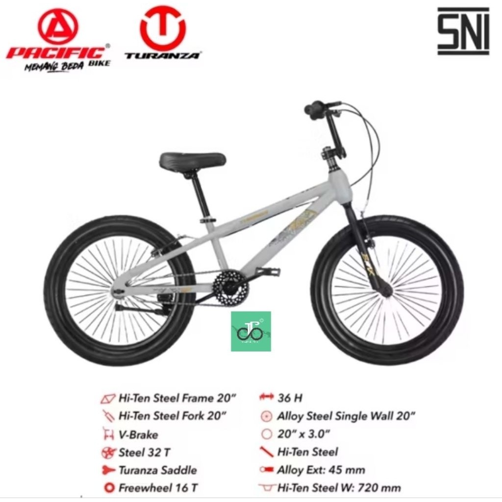 Sepeda BMX 20" Turanza TZ 812 Ban 3.0 (TZ-812) TZ812