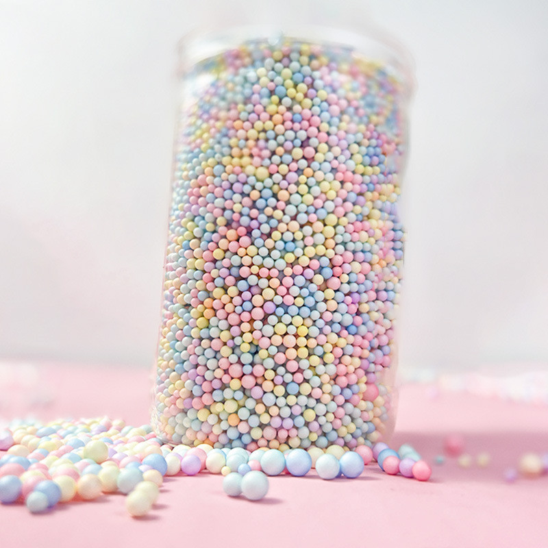

10g Packaging Macaron Foam Ball Surprise Gift Box DIY Decoration Filling Styrofoam Particle Meteor Planet