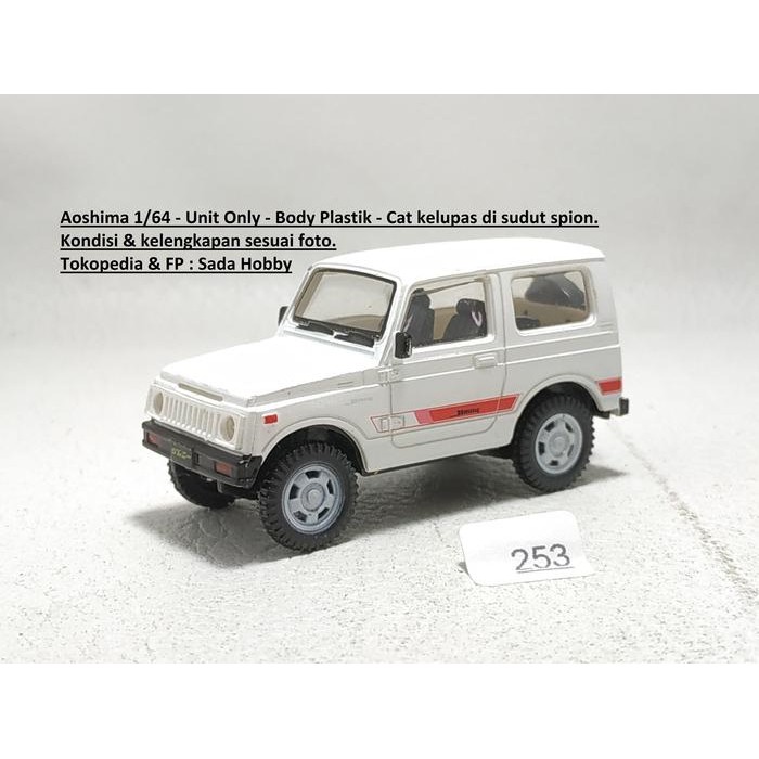 CSM... Aoshima 1/64 Suzuki Jimny Putih Plastik Unit Only