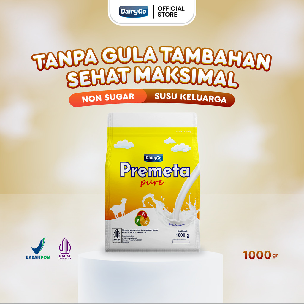 

Susu Kambing DairyGo Pure 1000gr – Aman untuk Diabetes, Bantu Sendi & Tulang Kuat