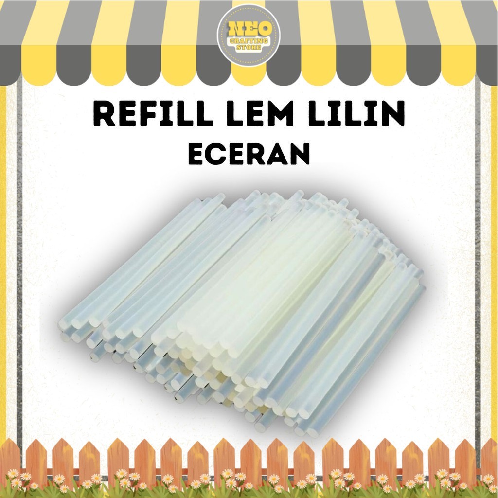 

Isi Ulang Lem Tembak Glue Gun Refill Lem Lilin Tembak Transparan
