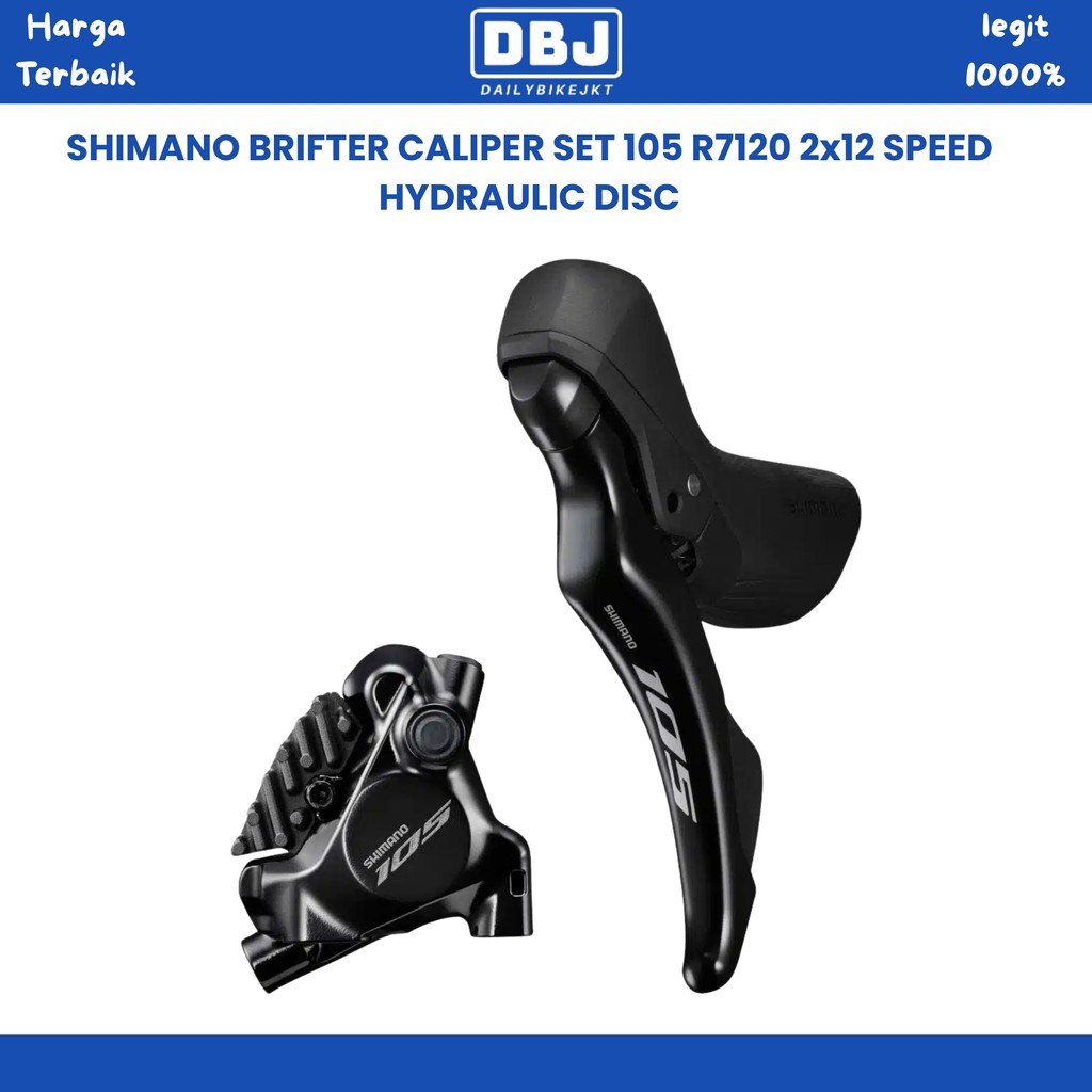 SHIMANO BRIFTER CALIPER SET 105 R7120 2x12 SPEED HYDRAULIC DISC