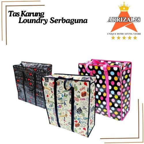 Tas Karung Laundry Serbaguna Anti Air Jumbo Tebal