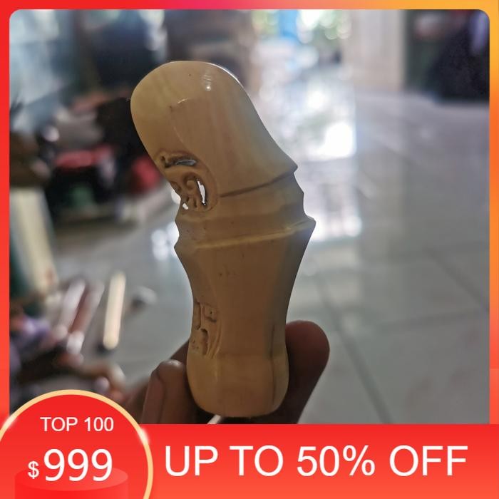 Handle deder ukir handel keris patrem lempuyangan ukir kerawangan mcw34