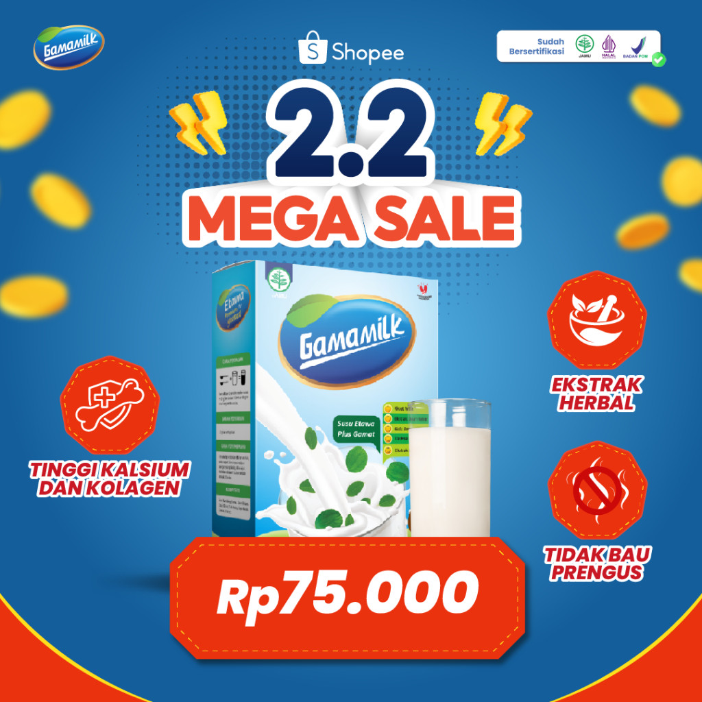 

GAMAMILK Susu Etawa Plus Ekstrak Gamat - HALAL Dan BPOM