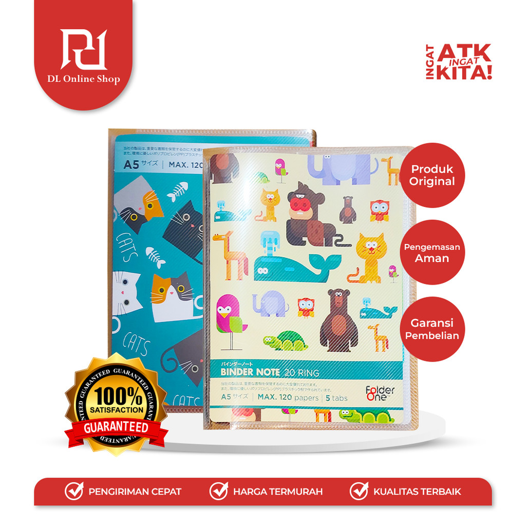 

FOLDER ONE BINDER NOTE A5 BNO100A (1PC)