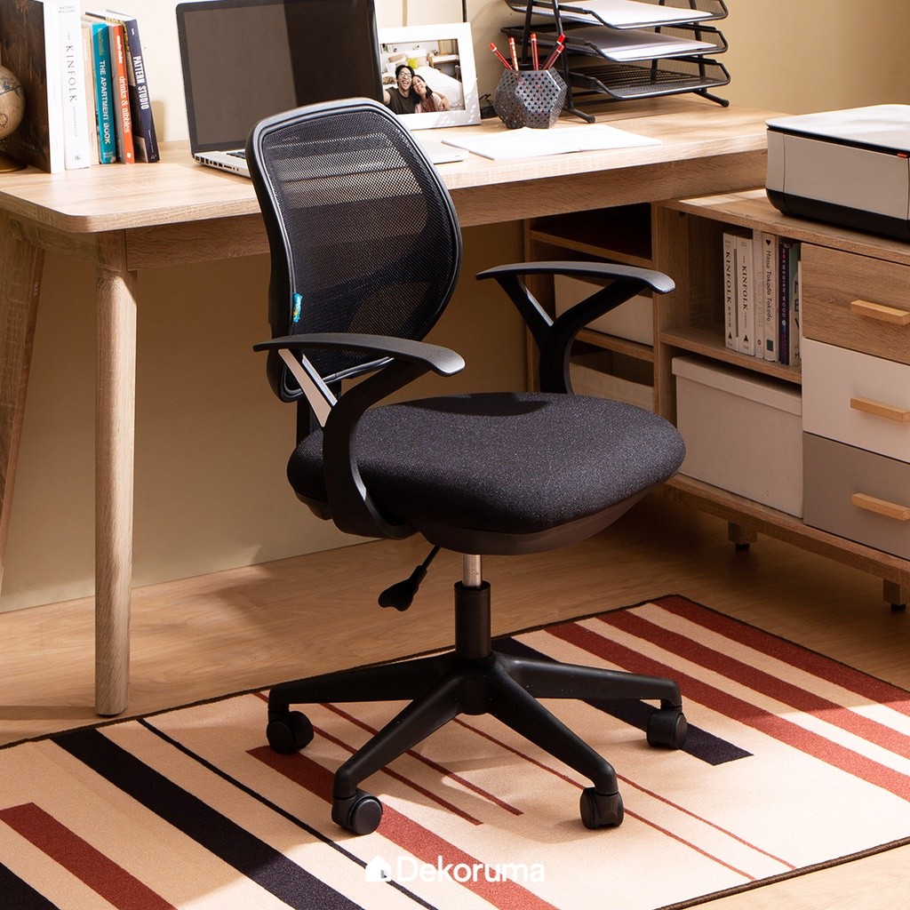 

Dekoruma DONATI Kursi Kantor Staff Ergonomis / Kursi Kerja Mesh Empuk Nyaman / Office Chair / Kursi Gaming - Black