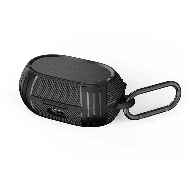 Case for Jabra Elite Active 75T/Elite 7 Pro/ Jabra Elite 7 Active  Luxury Carbon Fiber Armor Protect