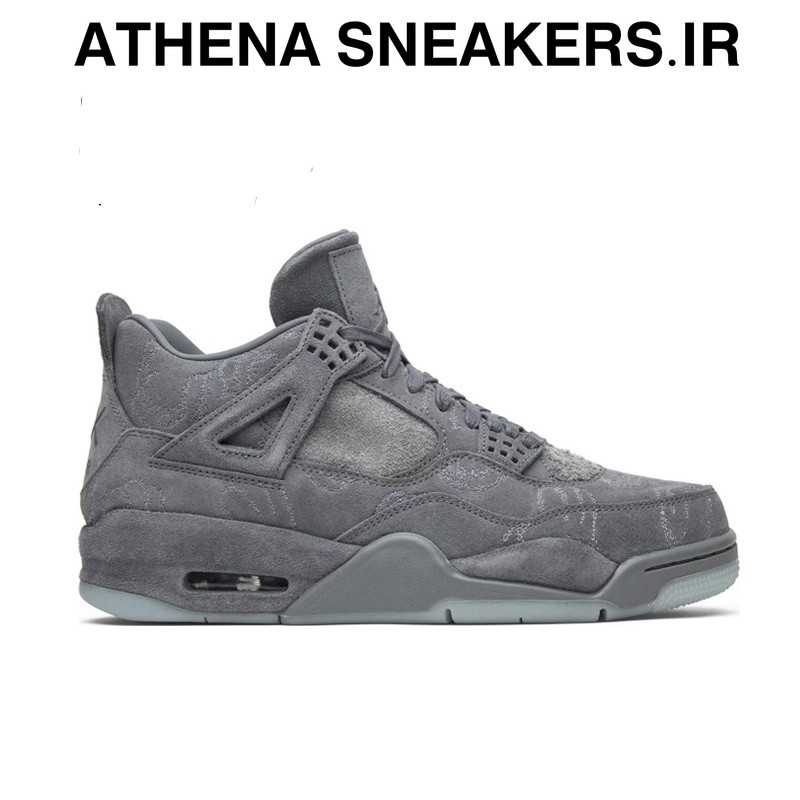 Sepatu Air Jordan Retro AJ 4 KAWS Cement Grey BNIB Original