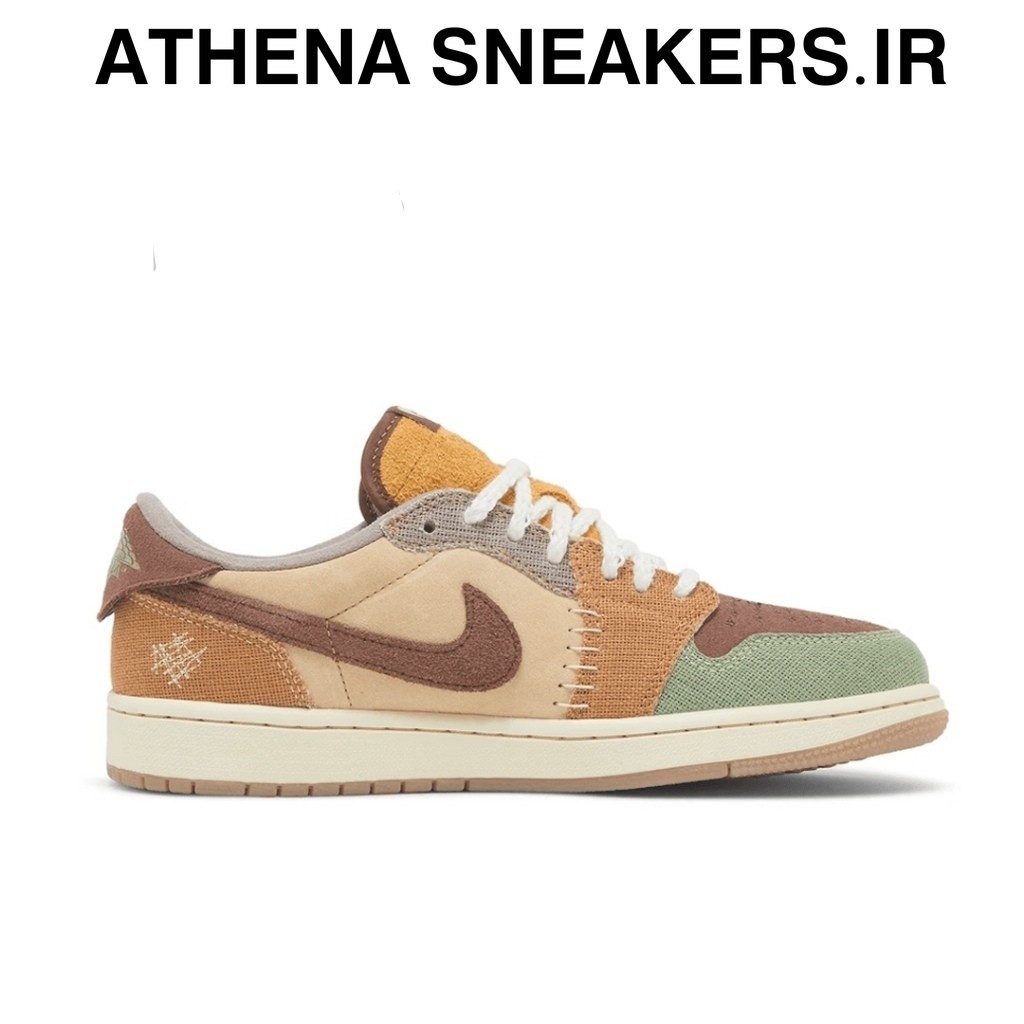 Sepatu Nike Air Jordan 1 Retro Low Og Zion Williamson Voodoo BNIB Original