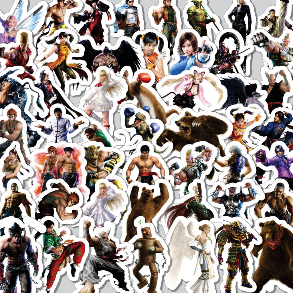 

Stiker Cutting Pack Stiker Game Series Tekken Character Mix 2 Isi 100Pcs Series Aesthetic Lucu Keren Untuk Koper Bahan Vynil