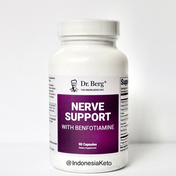 Dr Berg Nerve Support with Benfotiamine