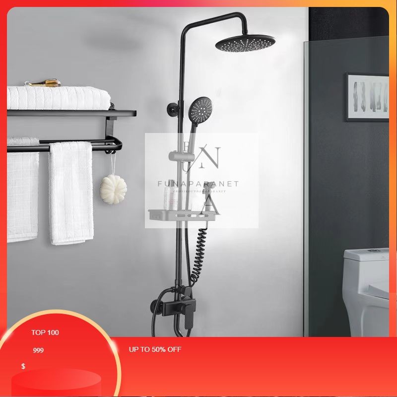 Shower Kamar Mandi Shower Tiang Set Dingin Wall Mounted Set shower kamar mandi/Shower Mandi Set