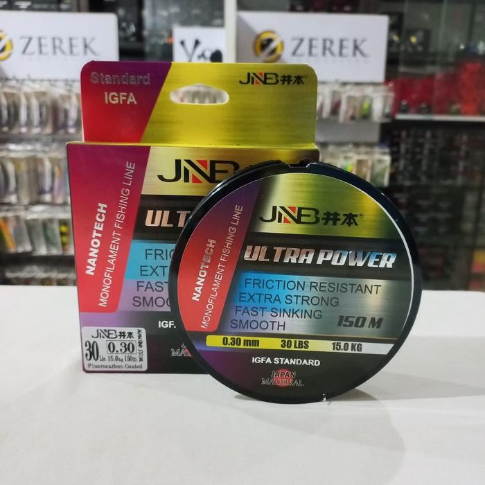 Terbaru Senar Jnb Ultra power- Fluorocarbon Coated 150 meter - 0.16