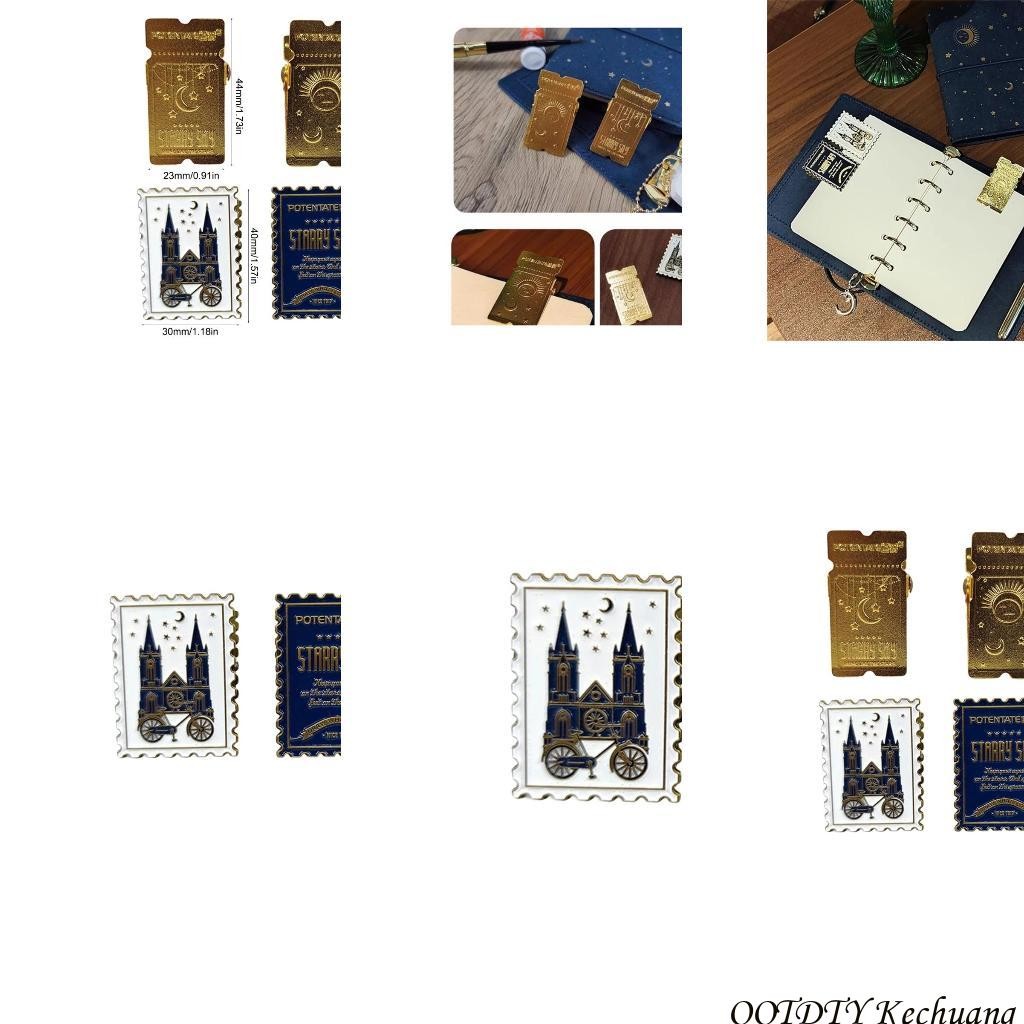 

32GC Metal Binder Clip for Journaling and Scrapbooking Metal Paper Clamp for Paper