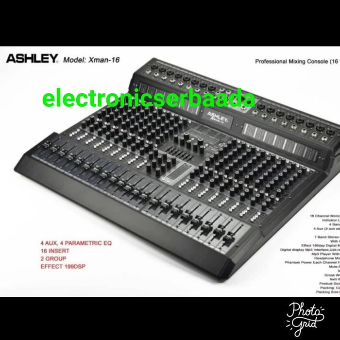 MIXER ASHLEY XMAN 16 XMAN 16 16 CHANEL MIXER ASHLEY XMAN 16