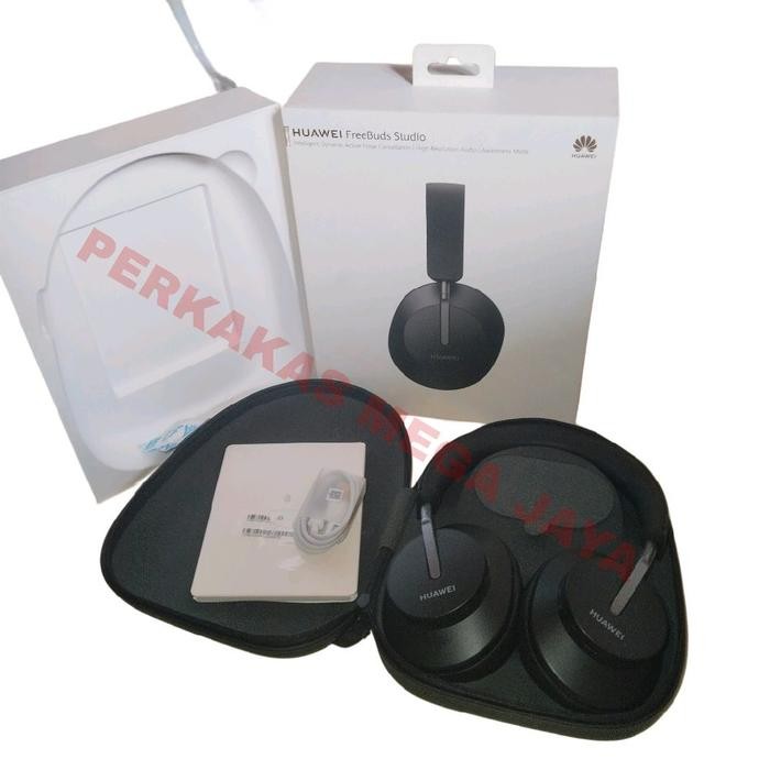 SECOND HUAWEI HEADPHONE FREEBUDS STUDIO M0001 BLUETOOTH ANC BLACK ORIGINAL ASLI