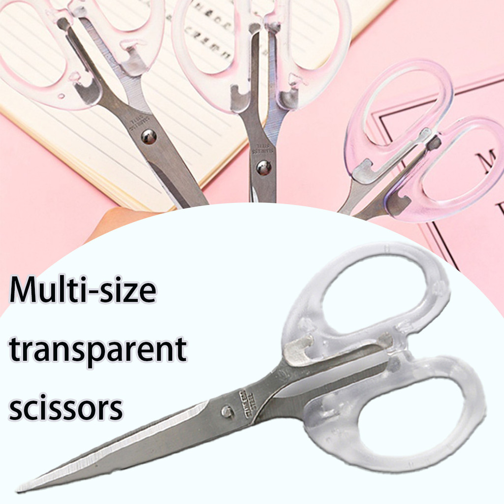 

Gunting tajam Kertas Aesthetic Transparan Scissors Scrapbook Use Alat Tulis Estetik Tenda Tangan Minimalis