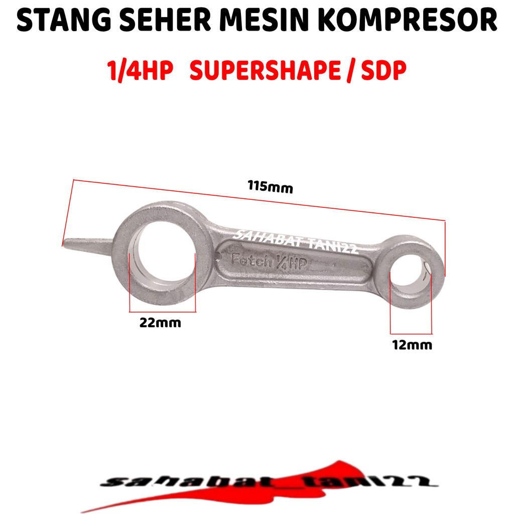 Stang Seher Kompresor Listrik SDP 1/4 hp Connecting Rod - 1/4 Hp SDP Conroad  Kompresor Listrik SDP 