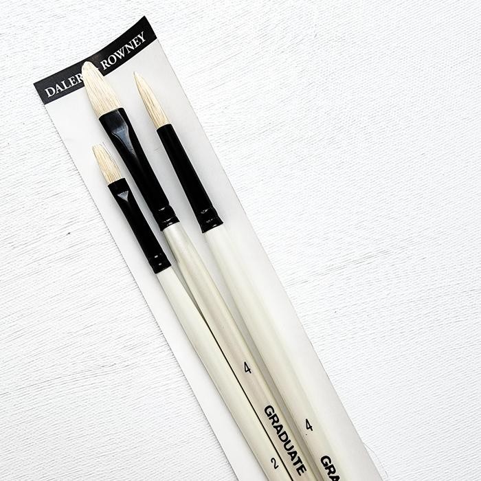 

Kuas Lukis Daler Rowney Graduate Brush Sets - 4BR Syn Shader