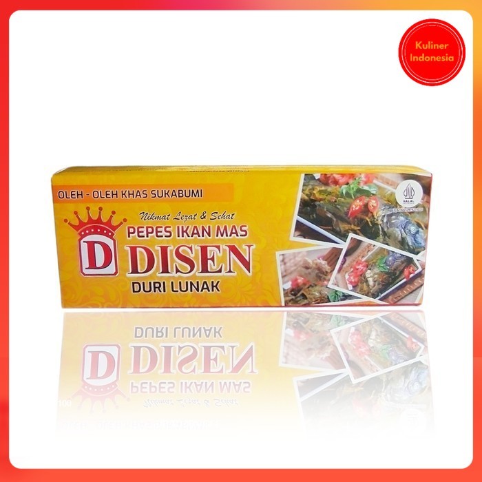 Pepes Ikan Mas Duri Lunak Frozen Merk Disen Kukus Panggang Oleh Oleh Khas Sukabumi