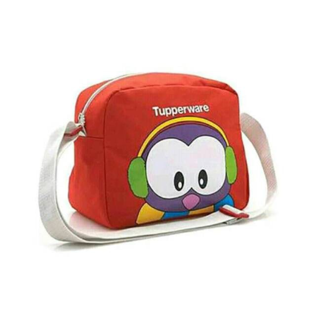[BIG SALE] PROMO Tupperware  Poppy Bag (PROMO Tupperware ) Tas Bekal Selempang Bergambar