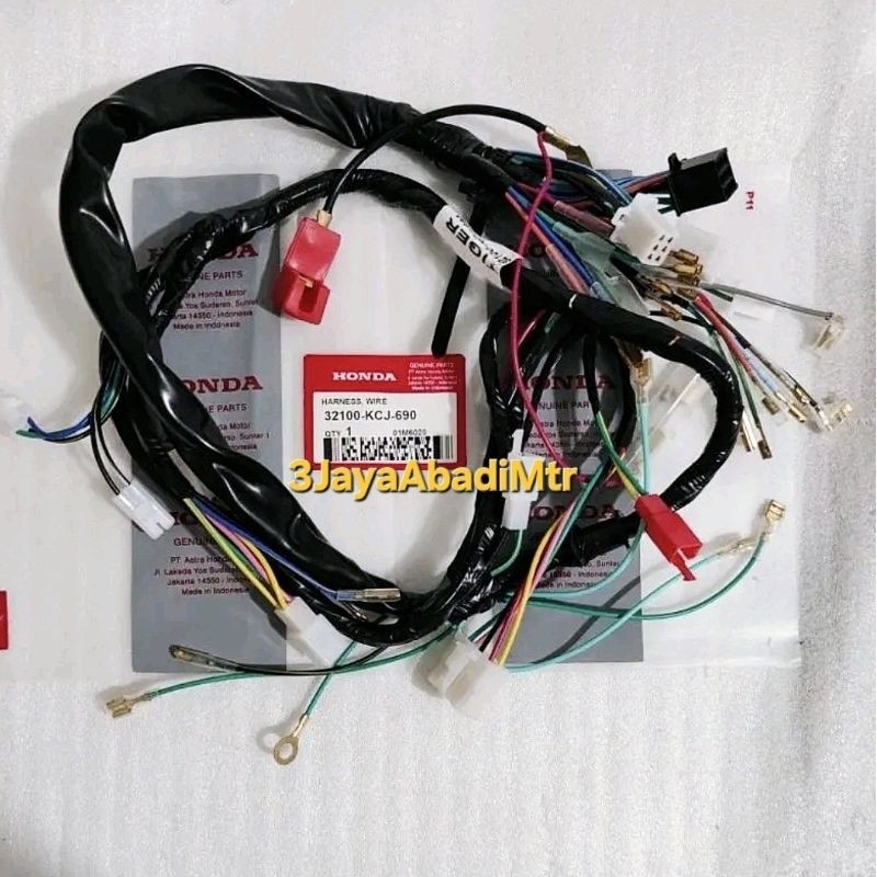 KABEL BODY HARNESS WIRE HONDA KCJ TIGER 2000 TIGER LAMA TIGER OLD ORIGINAL EQUIPMENT MANUFACTURER TG