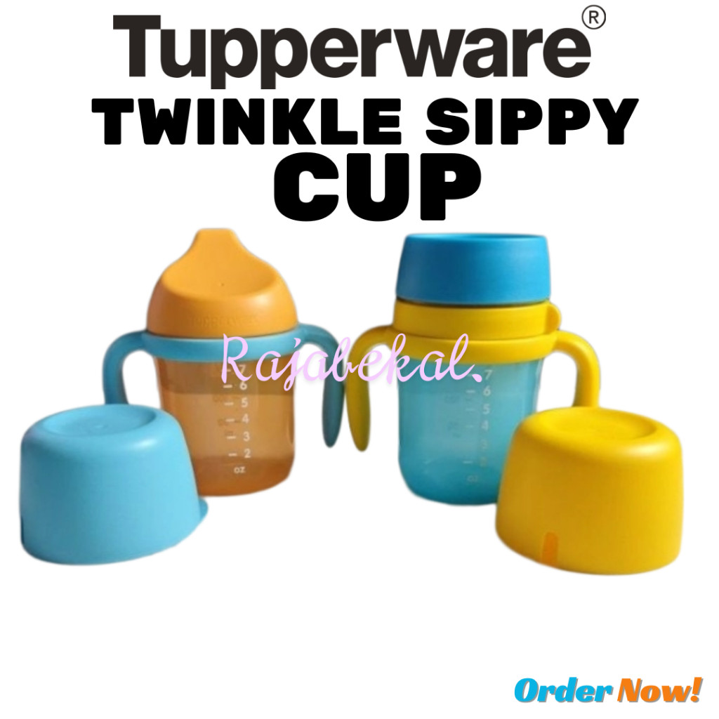 [BIG SALE] PROMO Tupperware Twinkle Sippy Cup 250ml Ergonomis