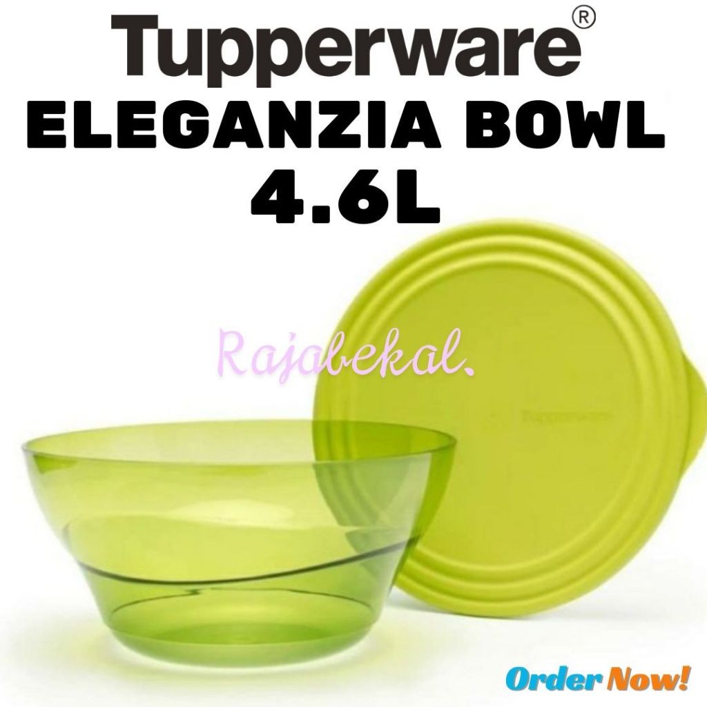 [BIG SALE] PROMO Tupperware  Eleganzia Bowl 4.6 L Hijau