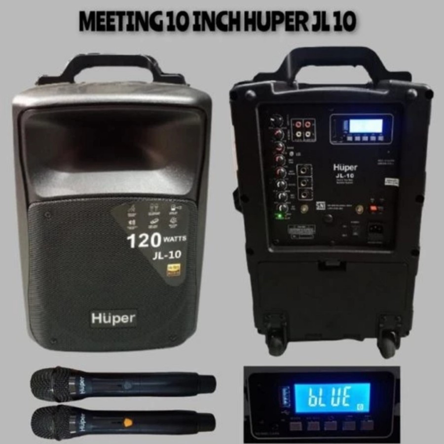 Speaker Portable 10 Inch Huper JL10