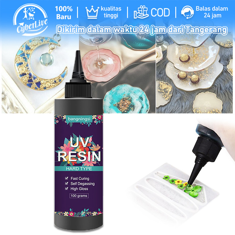 

100g Resin UV Ultraviolet Warna Bening Type Hard
