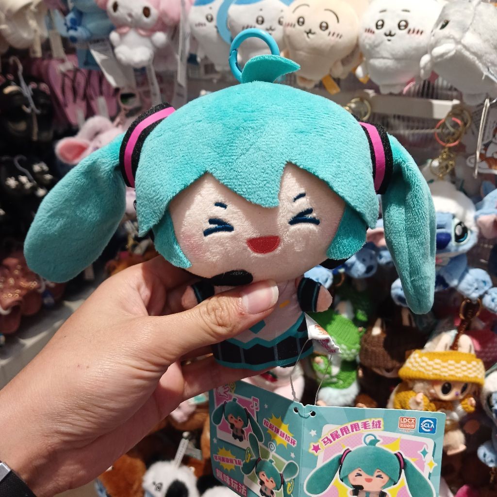 Hatsune Miku Spin Hair ( Hatsune Miku Rambut Berputar ) KEYCHAIN GANTUNGAN KUNCI TAS BAG CHARM
