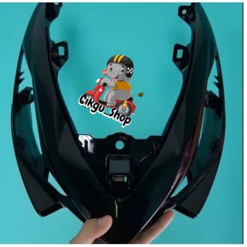 Tameng COVER BODY TENGAH DEPAN Suzuki ADDRESS WARNA HITAM Metalik Original SGP 100%