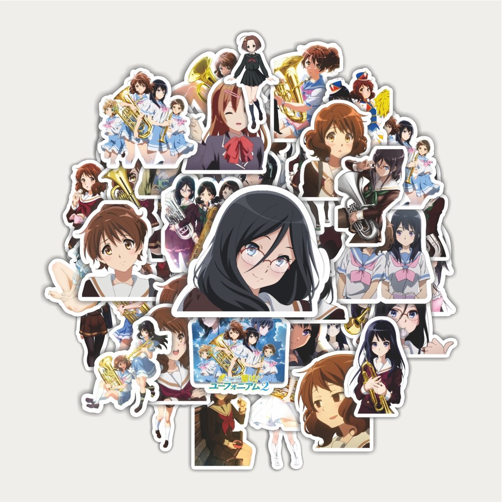 

Sticker Pack Stiker Anime Series Sound Euphonium Character | Sticker TUMBLR | Stiker LAPTOP KOPER HELM