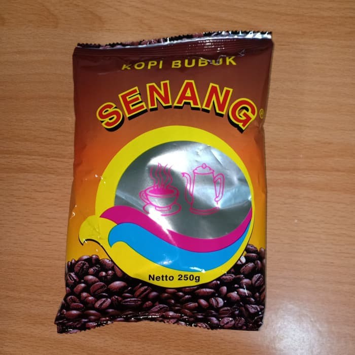 Kopi Bubuk Senang 250 Gram Asli Sorong Papua