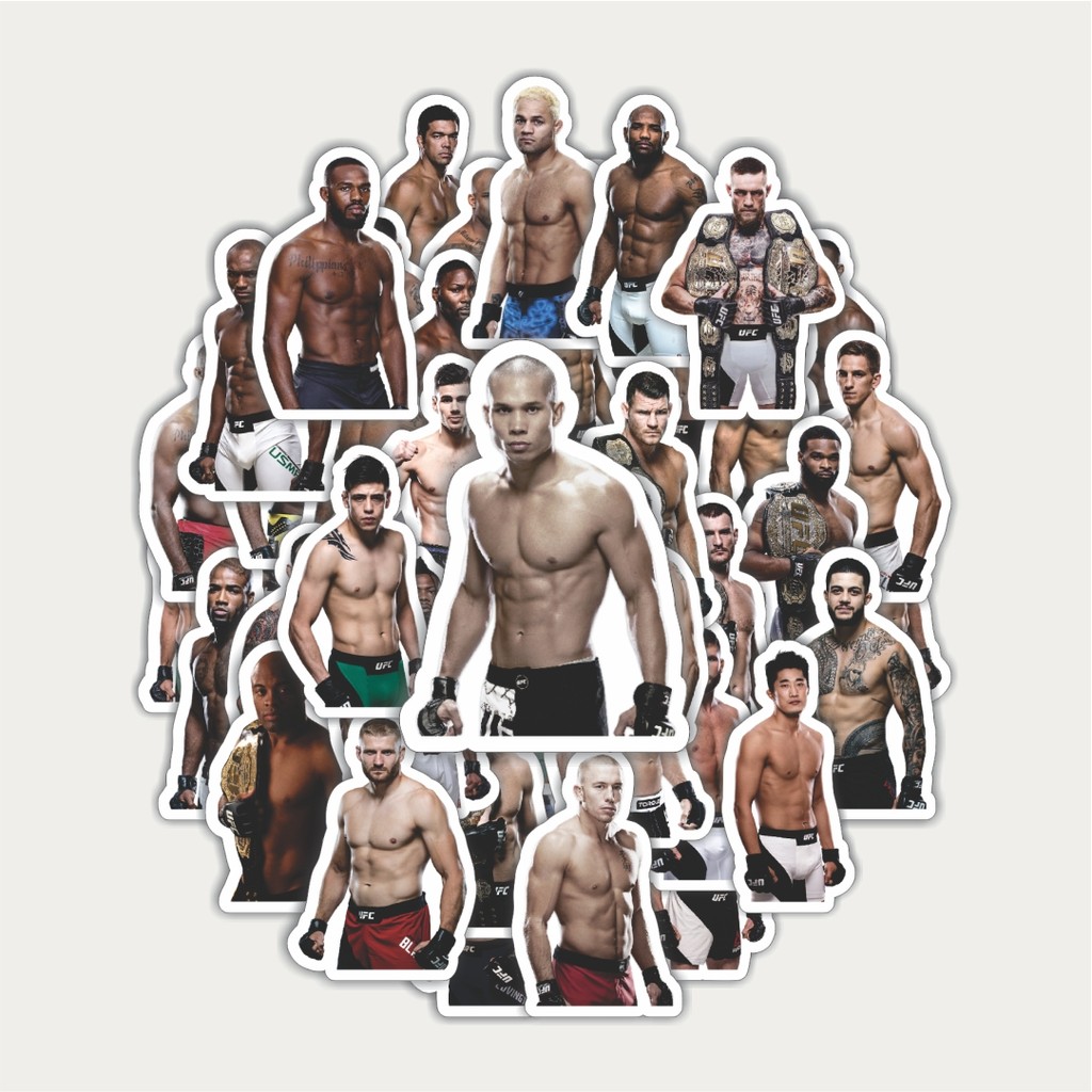 

Sticker Pack Stiker Sport Series UFC Player Mix | Sticker TUMBLR | Stiker LAPTOP KOPER HELM