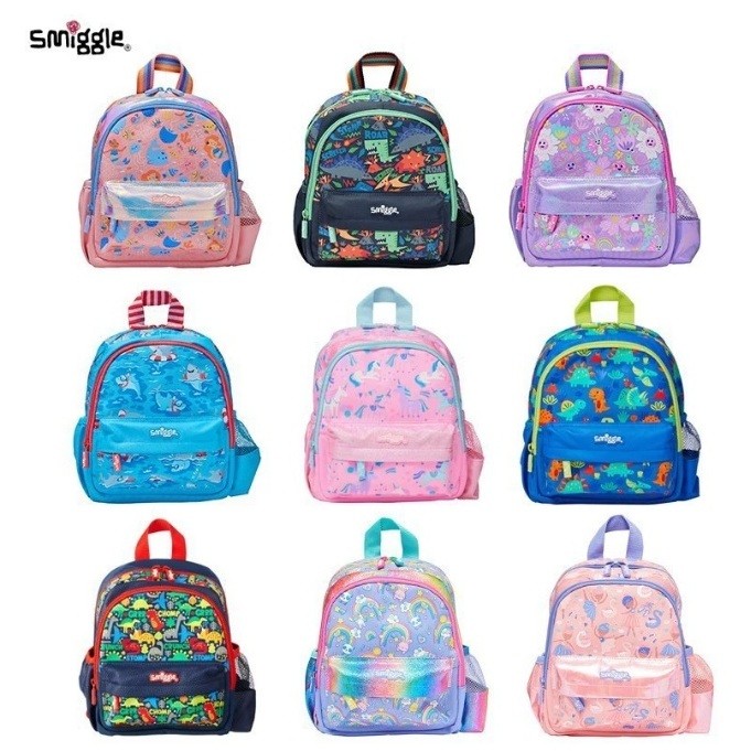 GONDANGSTORE Tas Ransel Sekolah Full Tag PAUD / Toddler Teeny Tiny SMBT Backpack TAS SMIGGLE PAUD KE