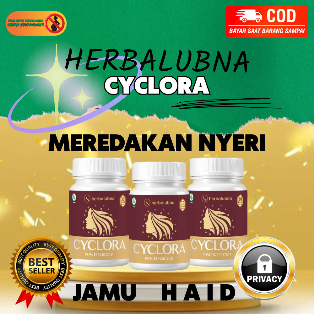 Herbalubna Cyclora – Herbal Pelancar Haid & Regulator Hormon