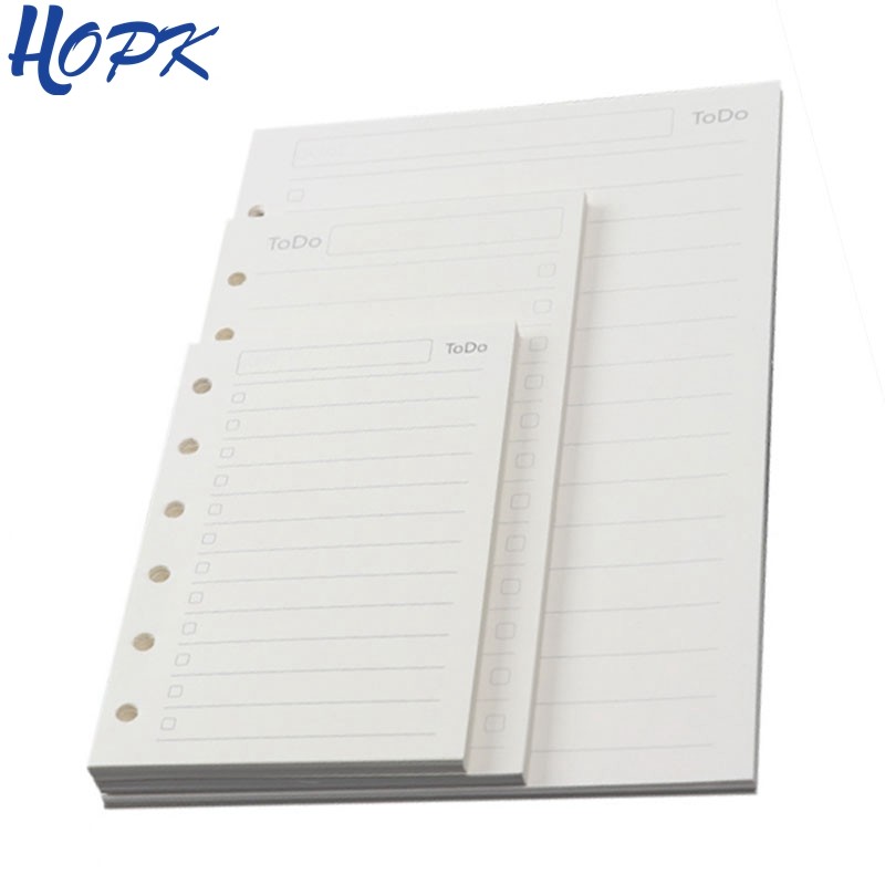 

A5 A6 A7 Notebook Refill Spiral Binder Planner Inner Page Inside Paper 2019 Planner Dairy Weekly Monthly Plan