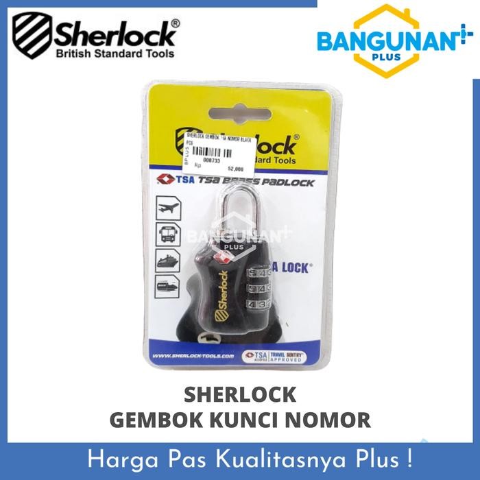GEMBOK KOPER GEMBOK KODE SHERLOCK