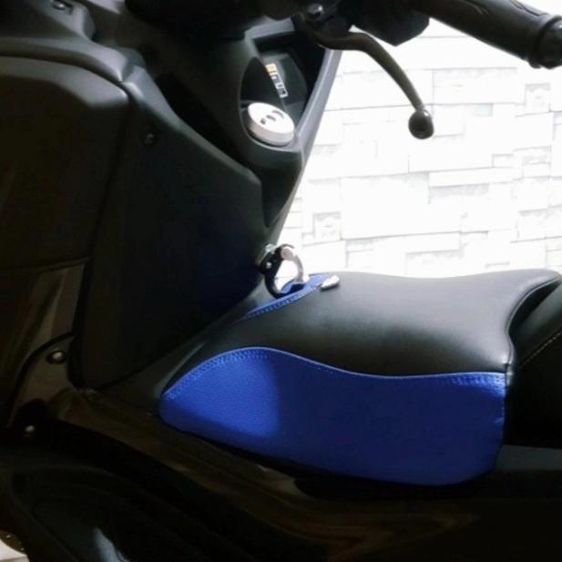 Jok Boncengan Anak Nmax 2020 2021 2022 Tambahan Jok Nmax old Mbtech - Hitam Biru, Nmax Old