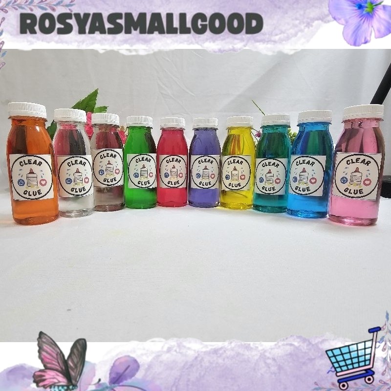

VIIRAAALL Clear Glue Warna Colour Glue Transparan Lem Warna Botol 100ml by GHEduPlay PUSATT