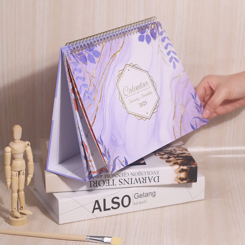 

2025 Desk Calendar Dual Side Coil Book Office School Supplies Annual Schedule Organizers To Do List Monthly Daily Planner Gift