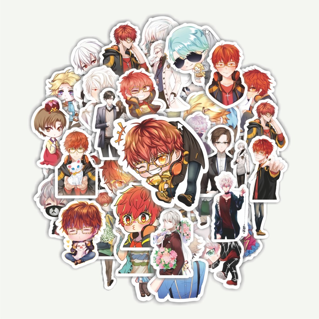 

Sticker Pack Stiker Game Series Mystic Messenger Character Mix 1 | Sticker TUMBLR | Stiker LAPTOP KOPER HELM