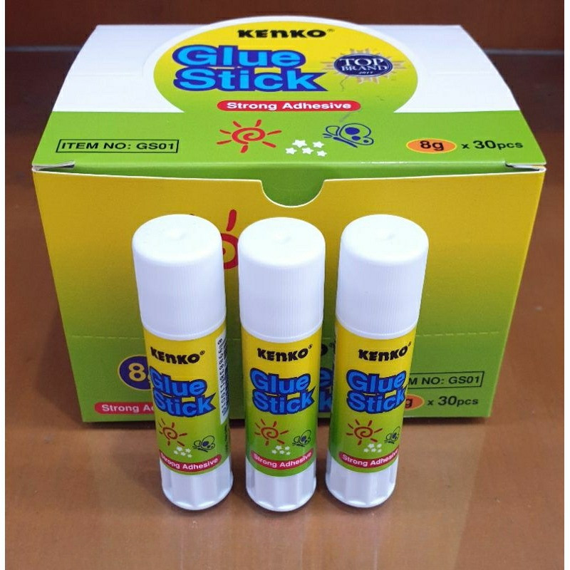 

Lem Kertas Glue Stick Kenko 8 gr GS01 Kecil