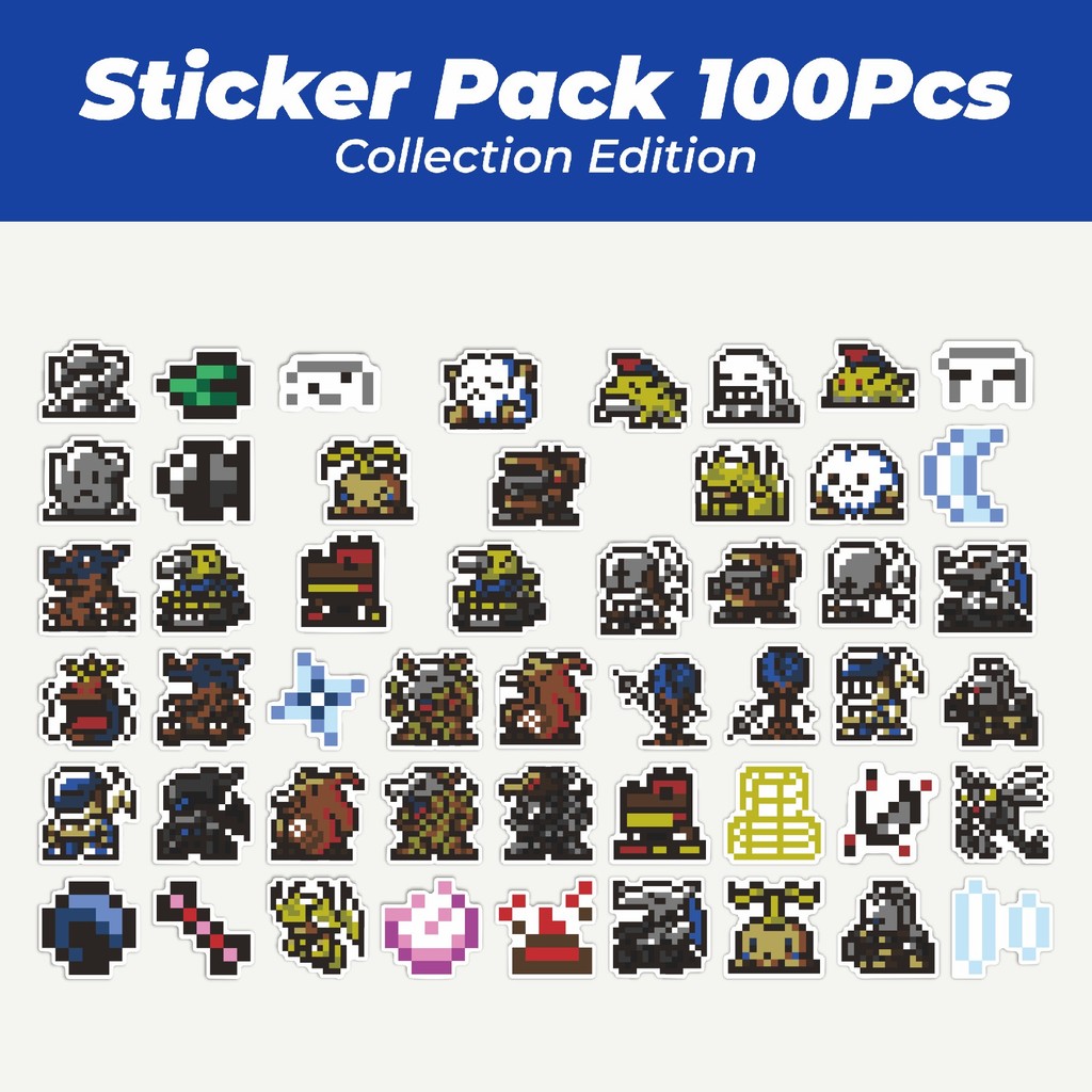 

Hot Stiker Pixel Digimon V61 Lucu Anti Air Stikers Berperekat Waterproof Sticker Decal Buat Motor Helm Buku Journal Koper Casing HP Laptop Botol Minum