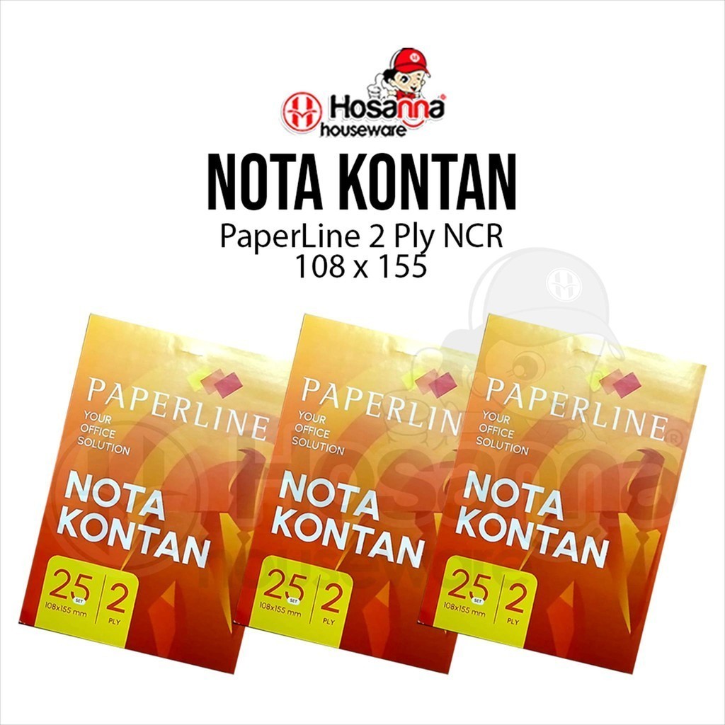

♚Nota Kontan Kecil 2ply Isi 25 Lembar Paperline♚