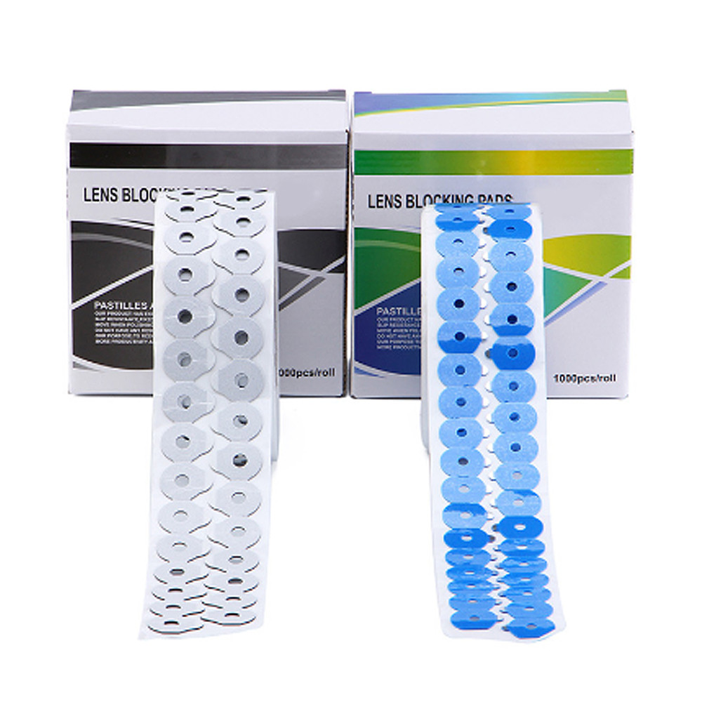 1000pcs High Quality Optical Lens Edging Adhesive Blocking Pad Sticker Accessories