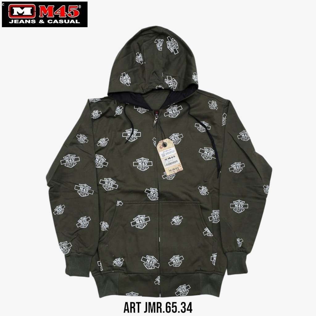 Jaket Sweeter Pria Jemper Cowok - JMR.65.34 Brand M45 Original